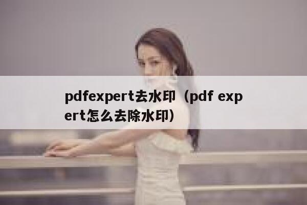 pdfexpert去水印（pdf expert怎么去除水印）