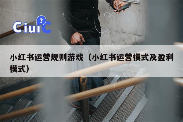 小红书运营规则游戏（小红书运营模式及盈利模式）