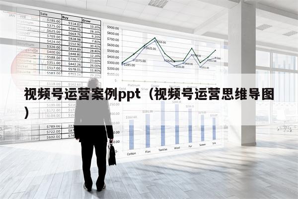 视频号运营案例ppt（视频号运营思维导图）