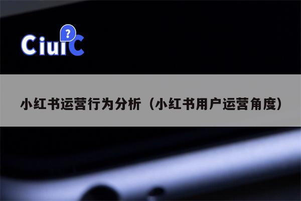 小红书运营行为分析（小红书用户运营角度）