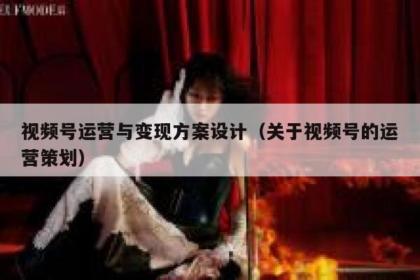 视频号运营与变现方案设计（关于视频号的运营策划）