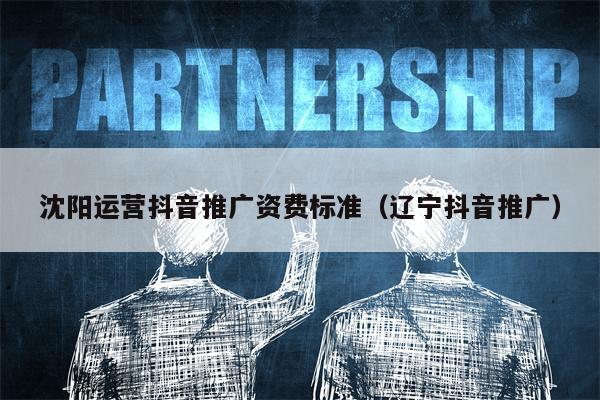 沈阳运营抖音推广资费标准（辽宁抖音推广）