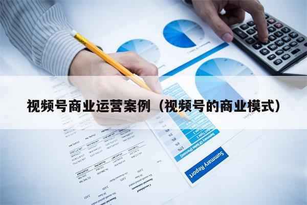 视频号商业运营案例（视频号的商业模式）