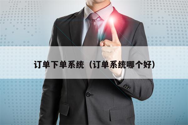 订单下单系统（订单系统哪个好）