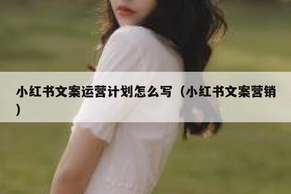 小红书文案运营计划怎么写（小红书文案营销）
