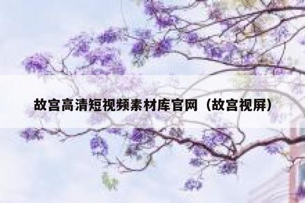 故宫高清短视频素材库官网（故宫视屏）