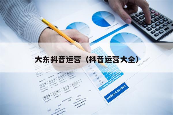 大东抖音运营（抖音运营大全）