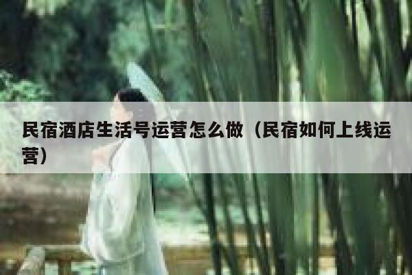 民宿酒店生活号运营怎么做（民宿如何上线运营）