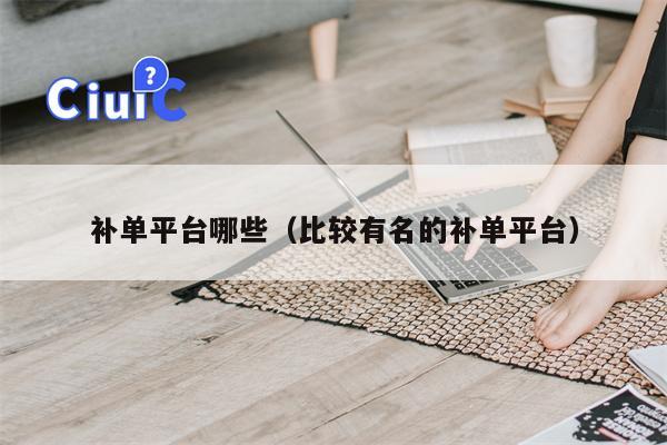 补单平台哪些（比较有名的补单平台）