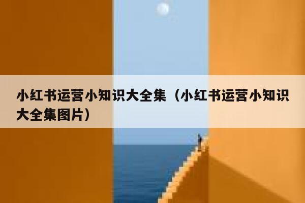 小红书运营小知识大全集（小红书运营小知识大全集图片）