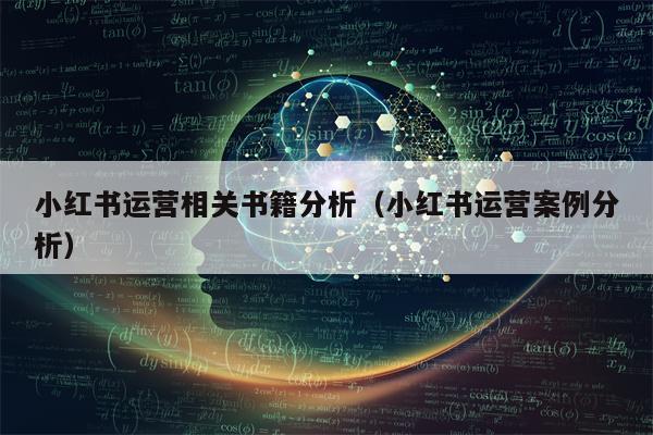 小红书运营相关书籍分析（小红书运营案例分析）
