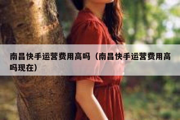 南昌快手运营费用高吗（南昌快手运营费用高吗现在）