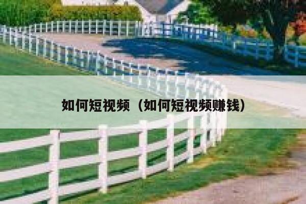 如何短视频（如何短视频赚钱）