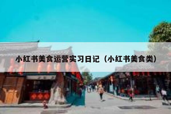 小红书美食运营实习日记（小红书美食类）