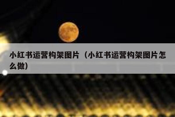 小红书运营构架图片（小红书运营构架图片怎么做）