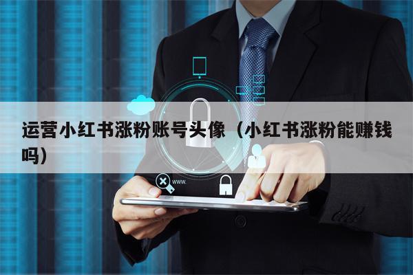 运营小红书涨粉账号头像（小红书涨粉能赚钱吗）