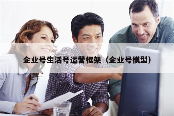 企业号生活号运营框架（企业号模型）