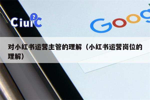 对小红书运营主管的理解（小红书运营岗位的理解）