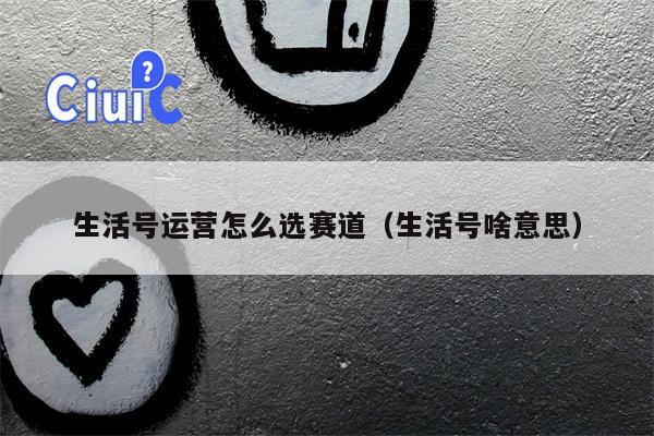 生活号运营怎么选赛道（生活号啥意思）