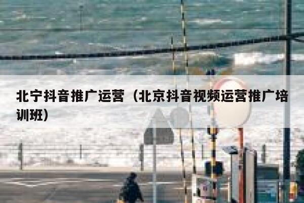 北宁抖音推广运营（北京抖音视频运营推广培训班）