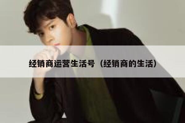 经销商运营生活号（经销商的生活）