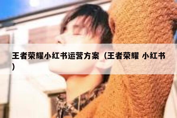 王者荣耀小红书运营方案（王者荣耀 小红书）