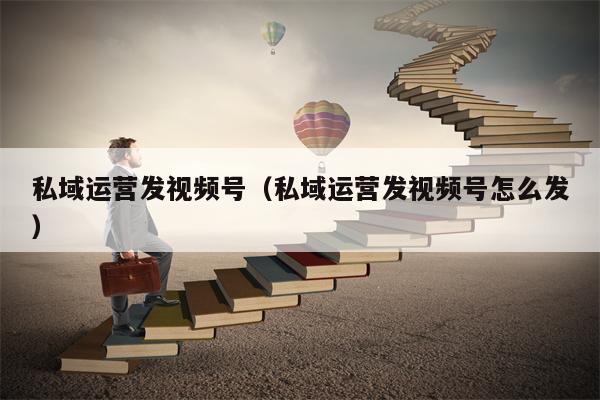 私域运营发视频号（私域运营发视频号怎么发）