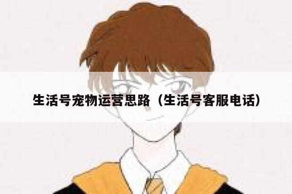 生活号宠物运营思路（生活号客服电话）