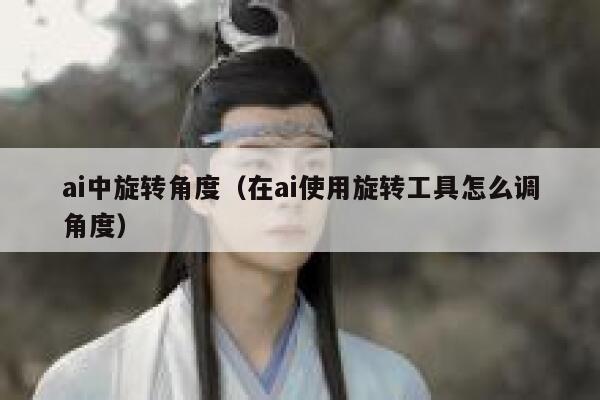 ai中旋转角度（在ai使用旋转工具怎么调角度）