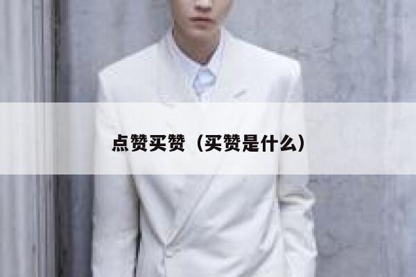 点赞买赞（买赞是什么）