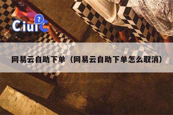 网易云自助下单（网易云自助下单怎么取消）