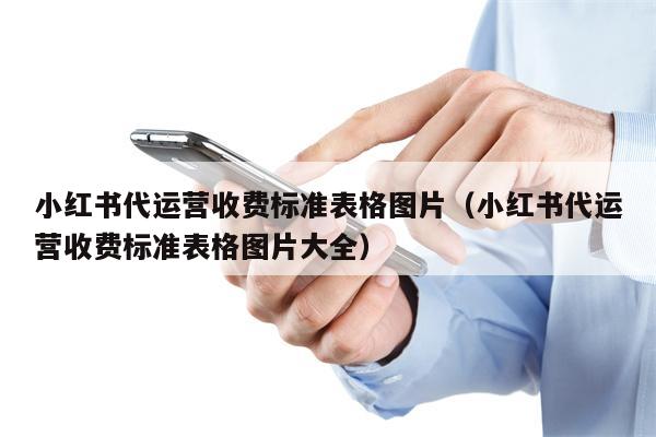 小红书代运营收费标准表格图片（小红书代运营收费标准表格图片大全）