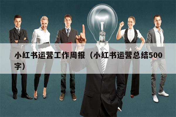 小红书运营工作周报(小红书运营总结500字) 小红书运营工作周报(小红书运营总结500字)