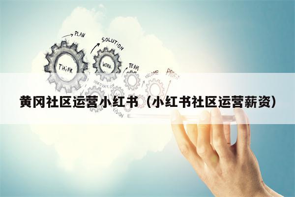 黄冈社区运营小红书（小红书社区运营薪资）
