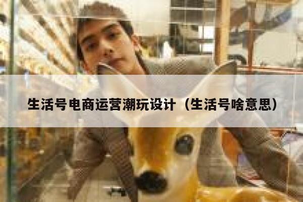 生活号电商运营潮玩设计（生活号啥意思）