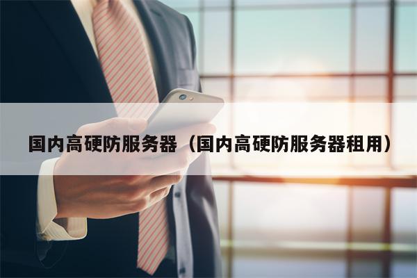 国内高硬防服务器（国内高硬防服务器租用）