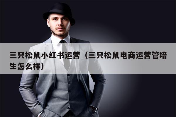 三只松鼠小红书运营（三只松鼠电商运营管培生怎么样）