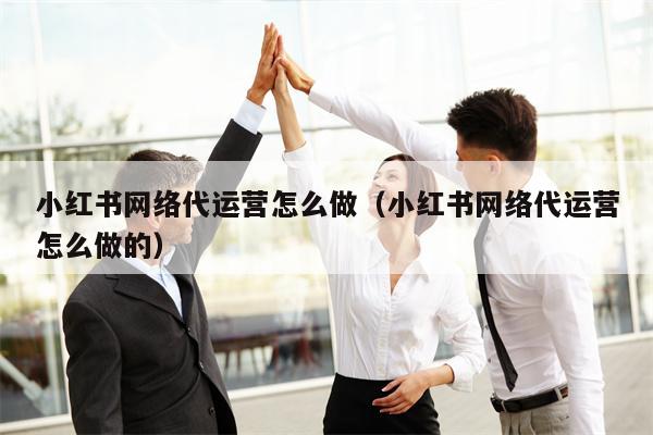 小红书网络代运营怎么做（小红书网络代运营怎么做的）