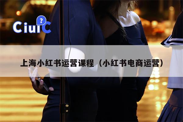上海小红书运营课程（小红书电商运营）