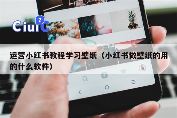 运营小红书教程学习壁纸（小红书做壁纸的用的什么软件）