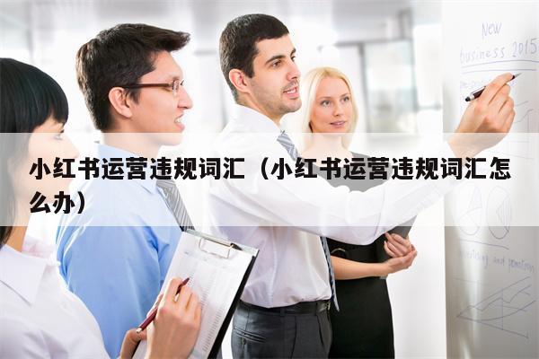 小红书运营违规词汇（小红书运营违规词汇怎么办）