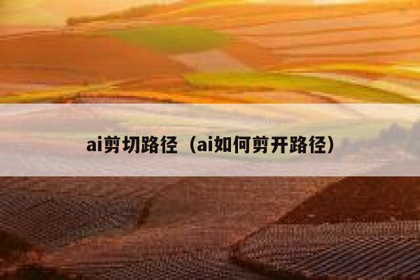 ai剪切路径（ai如何剪开路径）