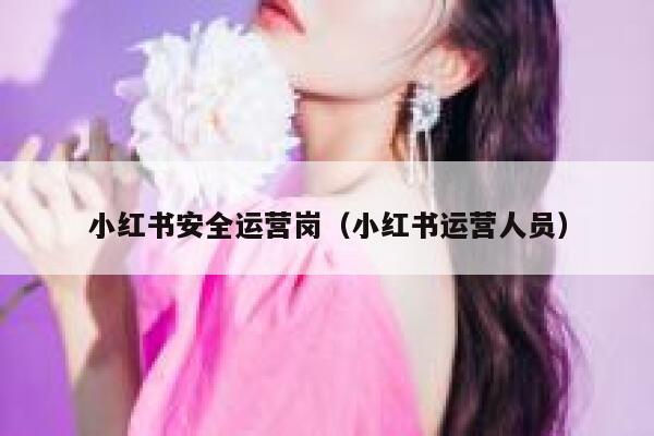 小红书安全运营岗(小红书运营人员)