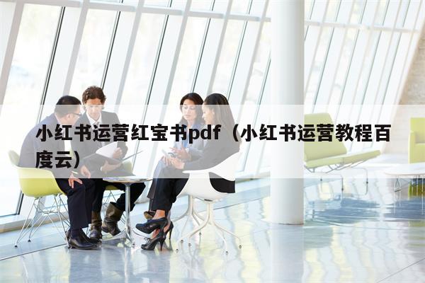 小红书运营红宝书pdf（小红书运营教程百度云）