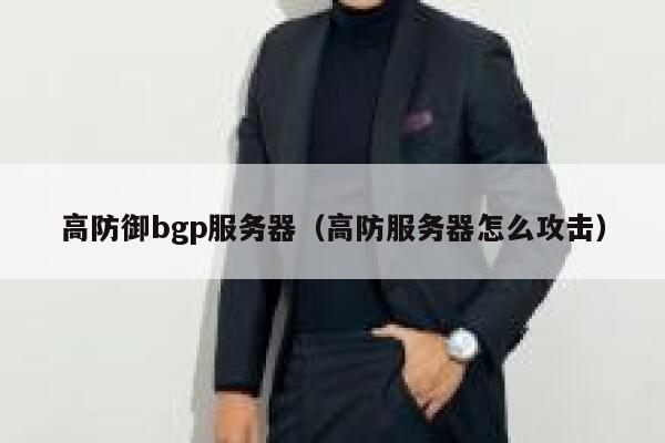 高防御bgp服务器（高防服务器怎么攻击）