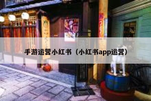 手游运营小红书（小红书app运营）