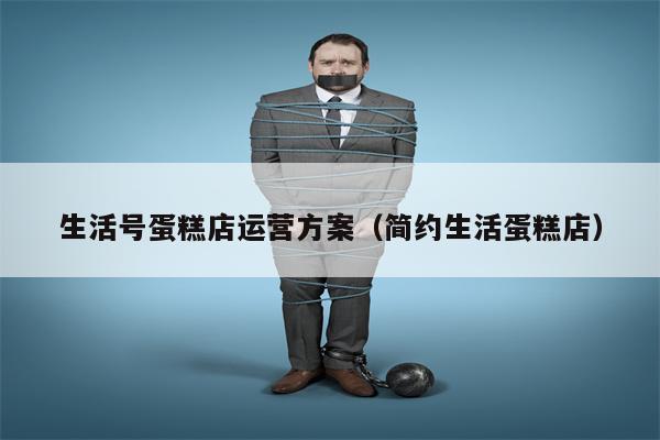 生活号蛋糕店运营方案（简约生活蛋糕店）