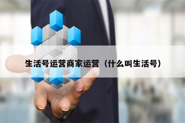 生活号运营商家运营（什么叫生活号）