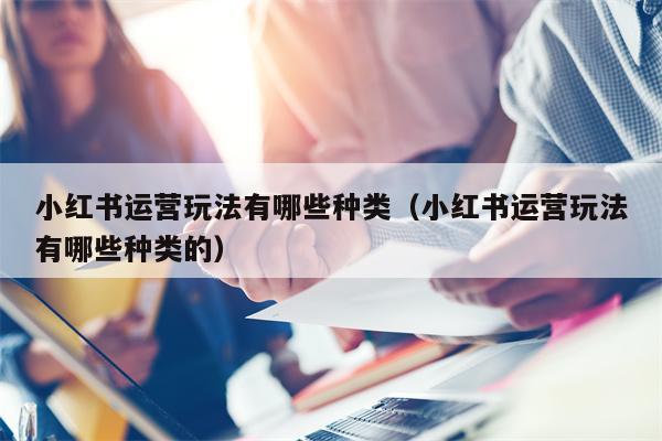小红书运营玩法有哪些种类(小红书运营玩法有哪些种类的)
