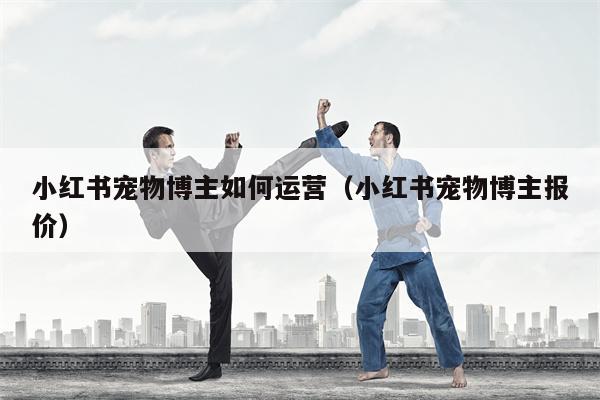 小红书宠物博主如何运营（小红书宠物博主报价）